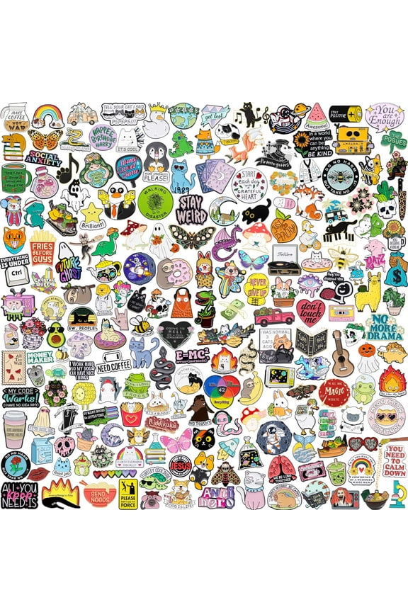 20/40/50 PCS Cute Enamel Pins Bulk Funny Lapel Pins Set Brooch Pins for Backpacks, Hats, Bags(20pcs)