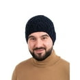 thumbnail image 1 of SAOL 100 % Mens Cable Knit Hat, 1 of 3