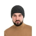 thumbnail image 1 of SAOL 100 % Mens Cable Knit Hat, 1 of 2