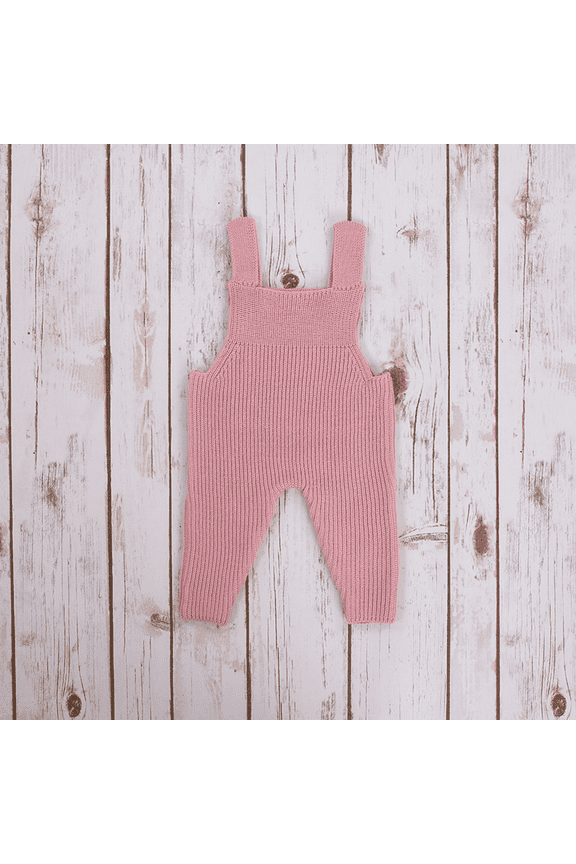 Baby Knit Overall, Wool Blend Cable Knitted Jumpsuit for Toddlers, Irish Merino Romper Machine Washable