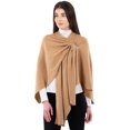 thumbnail image 1 of SAOL Draped Shawl Wraps for Women Lightweight Wool Soft Cape / Poncho / Scarf One Size, 1 of 6