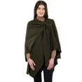 thumbnail image 1 of SAOL Draped Shawl Wraps for Women Lightweight Wool Soft Cape / Poncho / Scarf One Size, 1 of 6