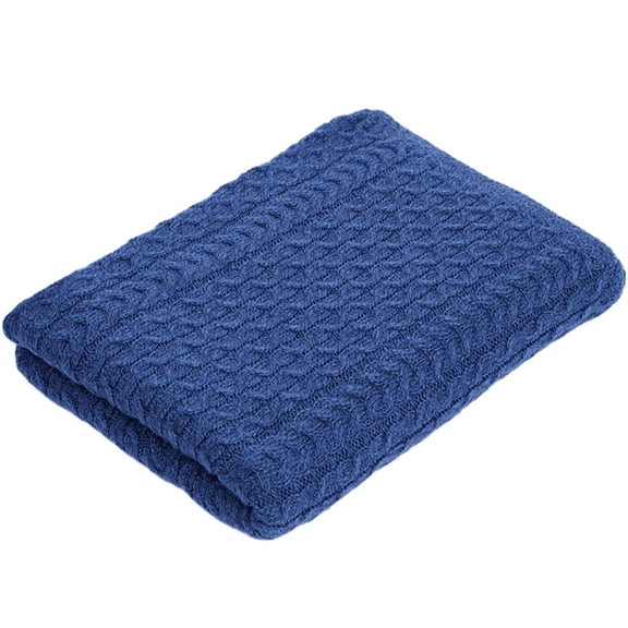 SAOL King Size Bed Throw Blanket Irish Aran Soft 100% Merino Wool 92x78 In, Made in Ireland