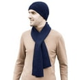 thumbnail image 1 of SAOL Mens Wool Ribbed Knit Aran Scarf Soft and Super Warm Muffler from Ireland, 1 of 3