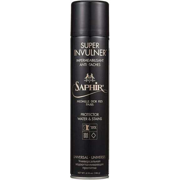 SAPHIR Medaille dOr Super Invulner  Waterproof Spray for All Leather Shoes & Boots, Shoe Protector Spray  Neutral