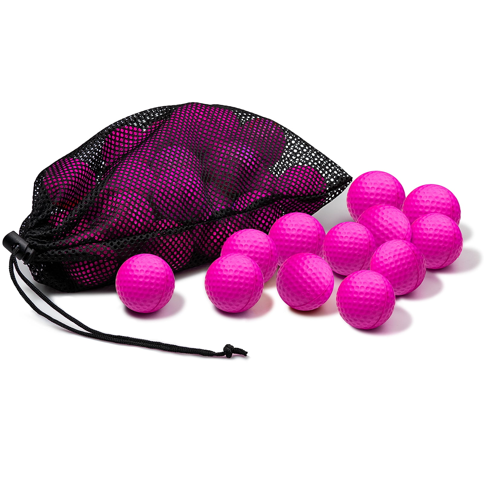 SAPLIZE 12 Pack Foam Golf Practice Balls, Realistic Feel and Limited
