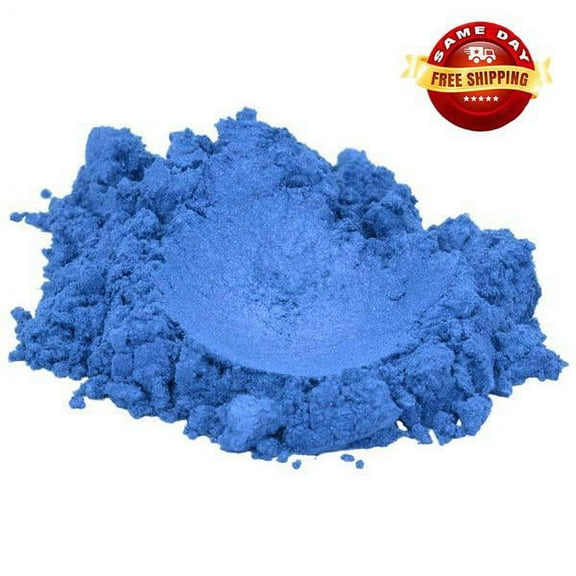 SAPPHIRE BLUE LUXURY MICA COLORANT PIGMENT POWDER COSMETIC GRADE EYESHADOW 2 OZ
