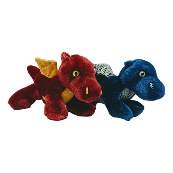 SAPPHIRE DRAGON & EMBER DRAGON Mini Flopsie 8" Stuffed Animal Plush by Aurora