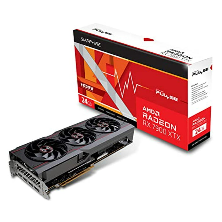 SAPPHIRE PULSE Radeon RX 7900 XTX 24GB GDDR6 Gaming Graphics