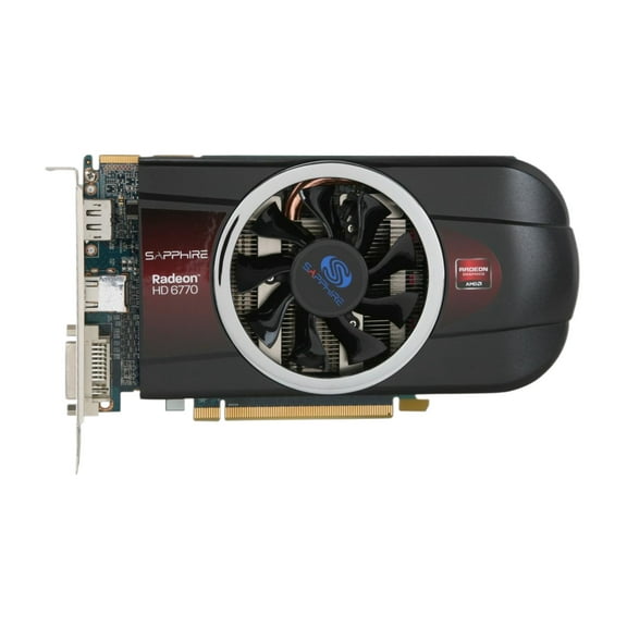 SAPPHIRE Radeon HD 6770 1GB GDDR5 PCI Express 2.1 x16 CrossFireX Support Video Card 100328L
