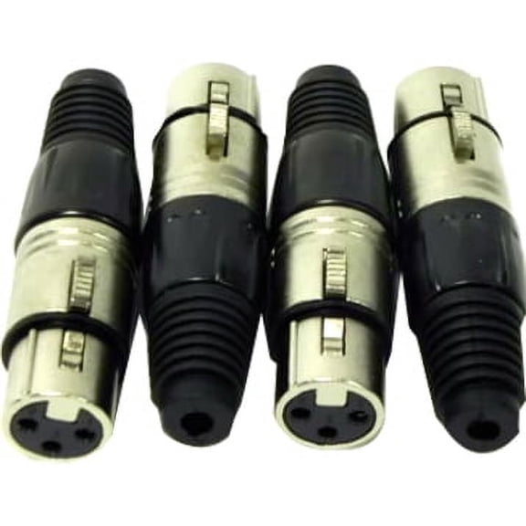 SAPT12F (4 Pack) - 3 Pin XLR Female Connector