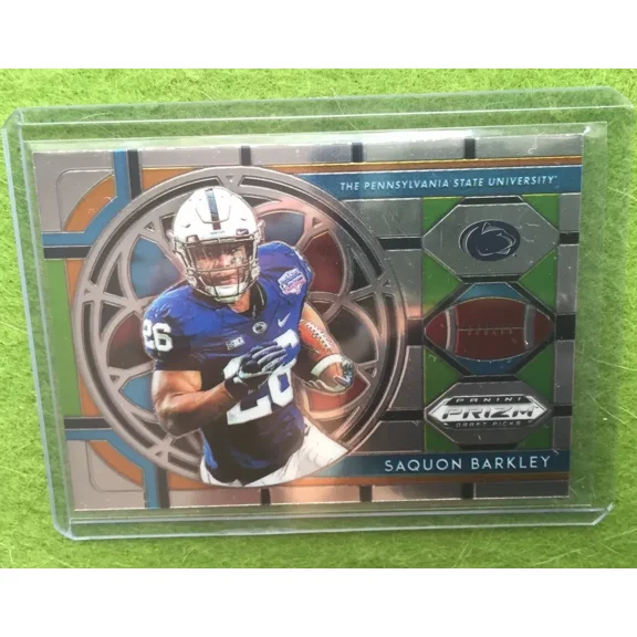 SAQUON BARKLEY PRIZM PENN STATE JERSEY #26 CARD 2019 Panini Prizm Draft