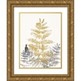 thumbnail image 1 of SARA Design 12x14 Gold Ornate Wood Framed with Double Matting Museum Art Print Titled - Blattgold II, 1 of 4