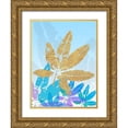thumbnail image 1 of SARA Design 15x18 Gold Ornate Wood Framed with Double Matting Museum Art Print Titled - Goldnes Sommerblau III, 1 of 4
