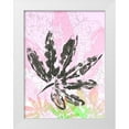thumbnail image 1 of SARA Design 25x32 White Modern Wood Framed Museum Art Print Titled - Leaf Study rose III, 1 of 4