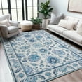 thumbnail image 1 of SARAG 4'x6' Washable Area Rug, Modern Floral Home Decor Carpet for Living Room Bedroom Kitchen Dining Room Farmhouse Office, Non-Slip and Stain Resistant Rugs, 1 of 8