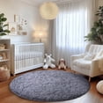 thumbnail image 1 of SARAG 6x6ft Round Rugs for Bedroom,Area Rug for Nursery Room,Furry Carpet for Children Kids Room,Light Gray, 1 of 8