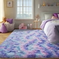 thumbnail image 1 of SARAG Large Fluffy Soft Rugs,9x12ft Non-Slip Carpet for Teen's Room Nursery Room Home Decor,Tie-Dye Rainbow, 1 of 8
