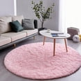thumbnail image 1 of SARAG Round Rugs for Bedroom,7x7ft Area Rug for Nursery Room,Furry Carpet for Children Kids Room,Pink, 1 of 2