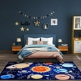 thumbnail image 1 of SARAG Solar System Kids Play Rug - Educational Space Theme Carpet for Playroom/Bedroom, Non-Slip Soft Toddler Activity Rug 5'x7', 1 of 8