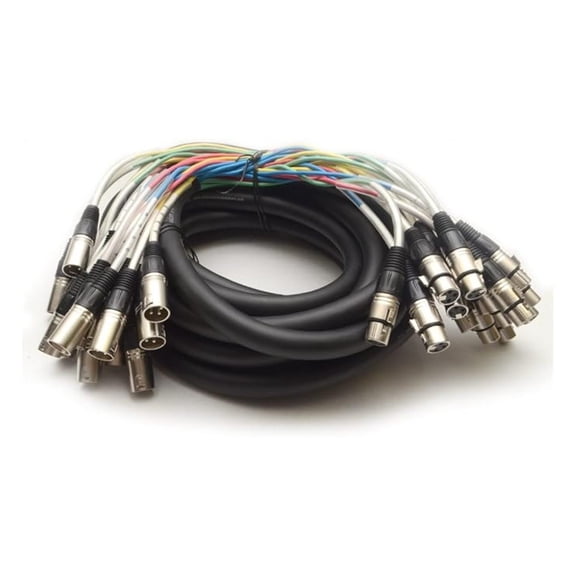- SARLX-16x25 - 16 Channel XLR Snake Cable - 25 Feet Long - Pro Audio Snake for Live Live, Recording, Studios, and Gigs - Patch, Amp, Mixer, Audio Interface 25'