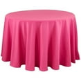thumbnail image 1 of SARO  120 in. Collection Casual Design Everyday Tablecloth  Fuchsia, 1 of 1