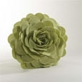 thumbnail image 1 of SARO  13 in. Everyday Round Circular Multicolor Flower Decorative Throw Pillow - Lime, 1 of 1