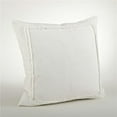 thumbnail image 1 of Saro Lifestyle Ruffled Linen Throw Pillow Ivory, 1 of 5