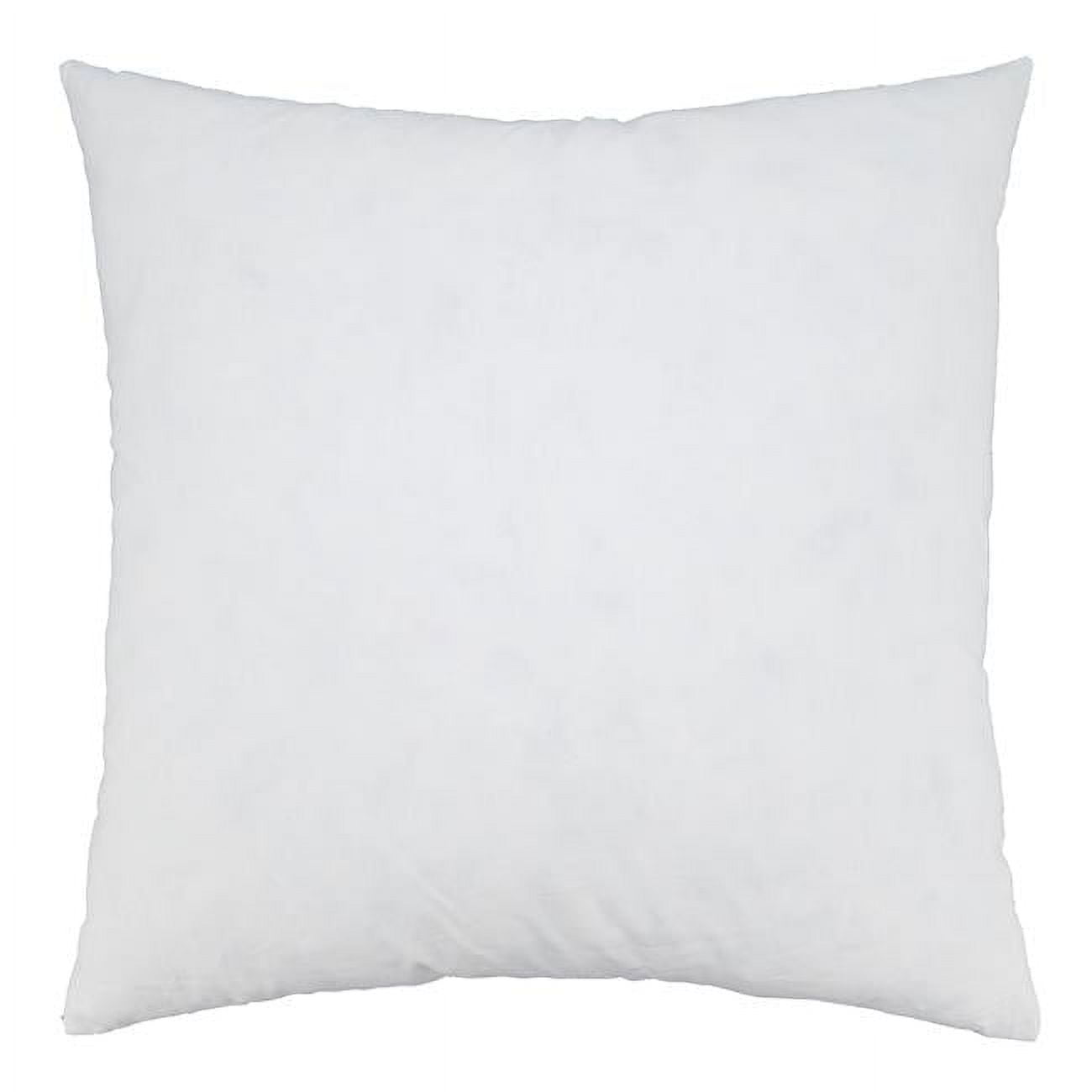Luxurious White 14" Square Duck Feather Pillow Insert