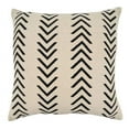 thumbnail image 1 of SARO 1603.N22SD 22 in. Square Down Filled Throw Pillow with Natural Chevron Design, 1 of 1