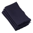 thumbnail image 1 of Saro Lifestyle Stone Washed Table Napkins With Fringed Design (Set of 4) Midnight Blue, 1 of 5