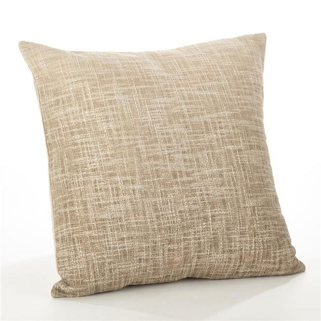Lancaster 20" Natural Cotton Ombre Square Throw Pillow
