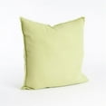 thumbnail image 1 of SARO  20 in. Square Fringed Design Linen Down Filled Pillow - Chartreuse, 1 of 1