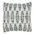 thumbnail image 1 of SARO  20 in. Square Throw Pillow Cover with Grey Diamond Design, 1 of 1