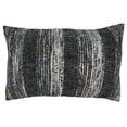 thumbnail image 1 of SARO 2894.BK1624BD 16 x 24 in. Oblong Down-Filled Throw Pillow with Stripes  Black, 1 of 1