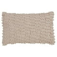 thumbnail image 1 of SARO 5810.RS1220B 12 x 20 in. Rectangular Nubby Design Down Filled Throw Pillow - Rose, 1 of 4
