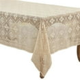 thumbnail image 1 of SARO  65 x 120 in. Cressida Collection Crochet Design Tablecloth  Ecru, 1 of 1