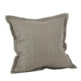 thumbnail image 1 of SARO 793P.GY20S 20 in. Square Celena Whip Stitched Flange Design Down Filled Throw Pillow  Grey, 1 of 4