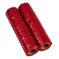thumbnail image 1 of SARO GL226.R Square Sequin Fabric Rolls - Red  Set of 2, 1 of 5