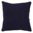 thumbnail image 1 of SARO  Graciella Square Pompom Design Down Filled Pillow - Midnight Blue - 20 in., 1 of 1