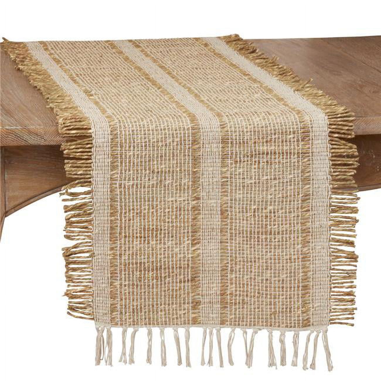 Natural Woven Cotton Asiatic Grass Table Runner