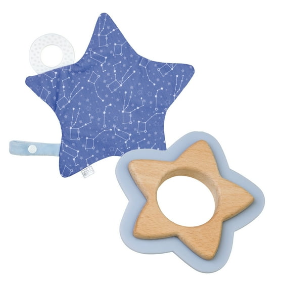 SARO Star Teether + Crackling Star - Blue