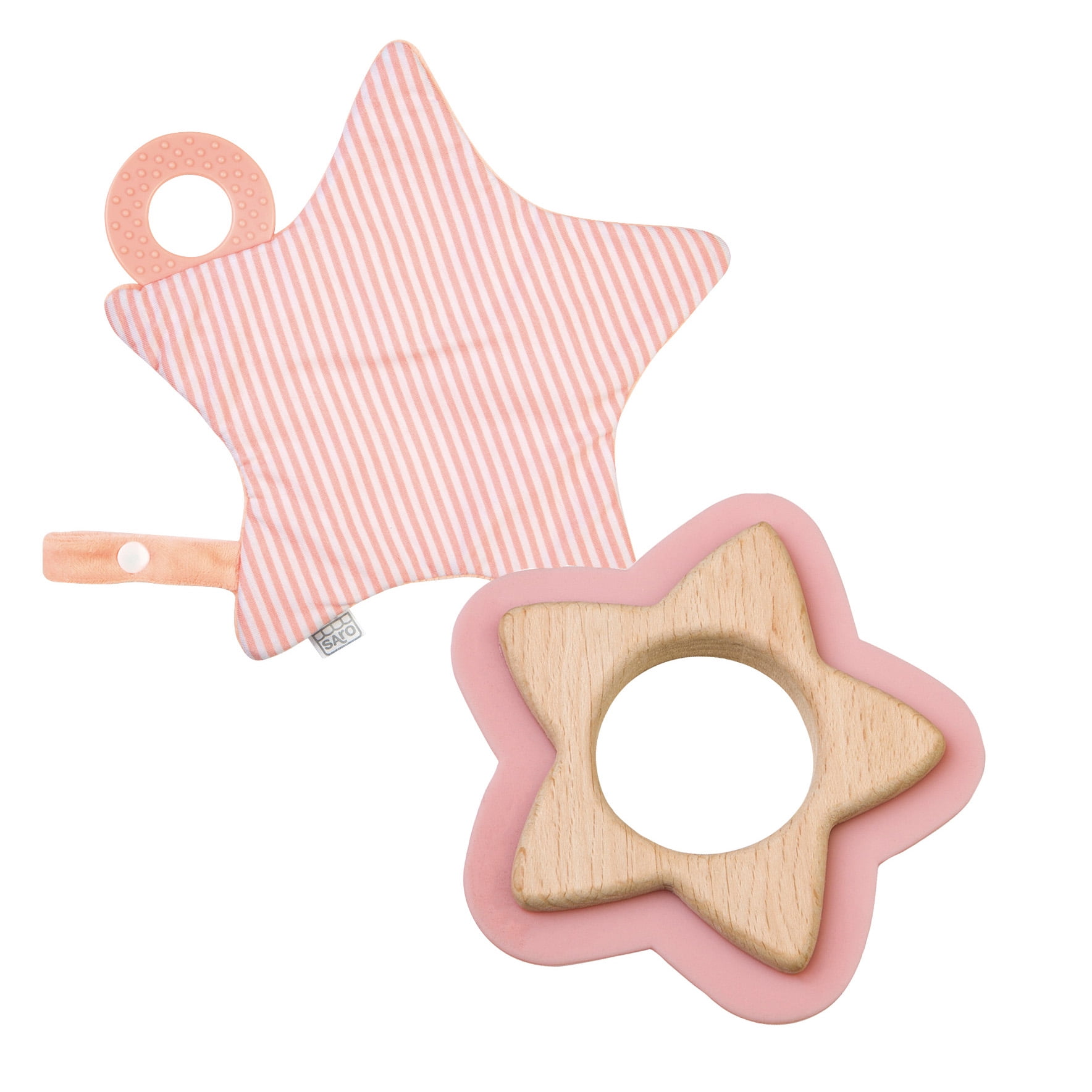 SARO Star Teether&nbsp;+ Crackling Star - Pink