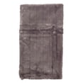 thumbnail image 1 of SARO TH161.GP5060 Faux Fur Plush Sable Poly Filled Throw Blanket  Gold, 1 of 3