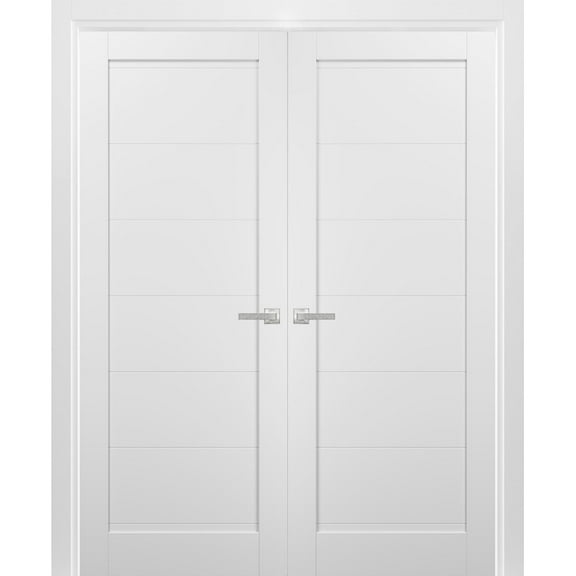 SARTODOORS French Double Panel Doors, 1 3/5"