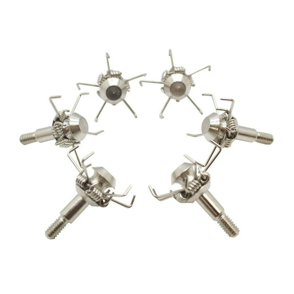 SAS 100 Grain Judo Arrow Points Boradheads with Paw Point 4mm Screws - 6/Pack