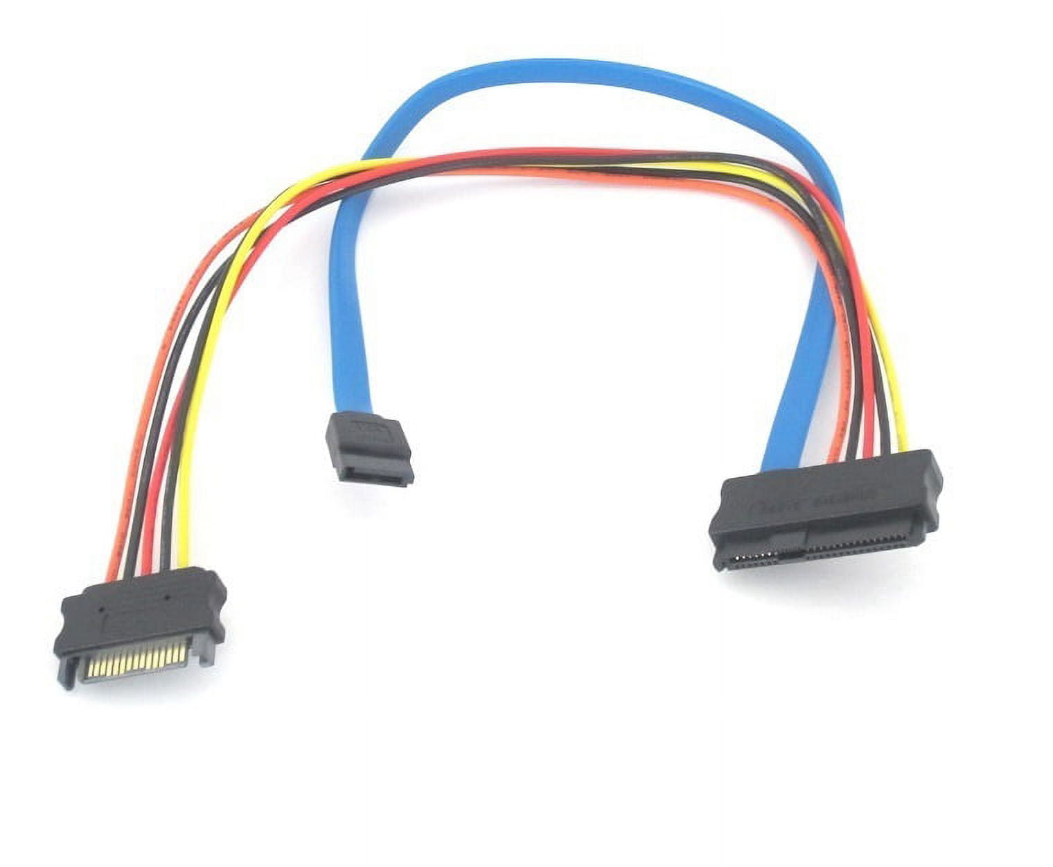 Câble Interne HD Mini SAS SFF-8643 Vers U.2 SFF-8639 NVMe SSD Avec Alimentation SATA 15P