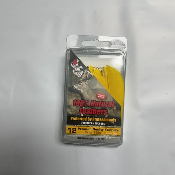 SAS 3" Parabolic RW Feathers Solid Color Arrow Fletching - 1DZ - Made In US