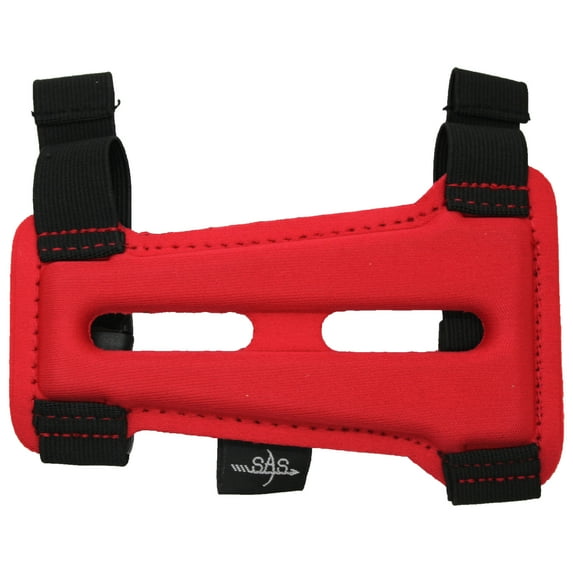 SAS 5.75" Youth Black Armguard Archery Bow Range with 2-Strap Buckles