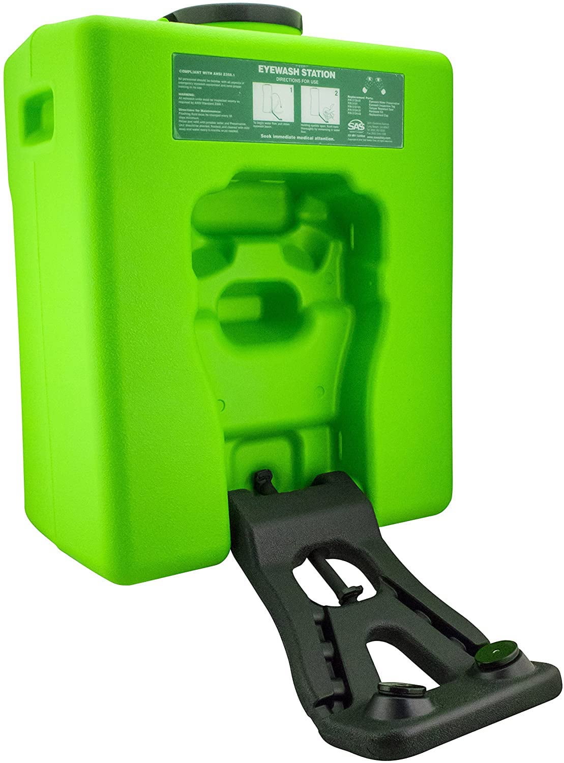 SAS Safety 5134-00 9-Gallon Portable Emergency Eyewash Station